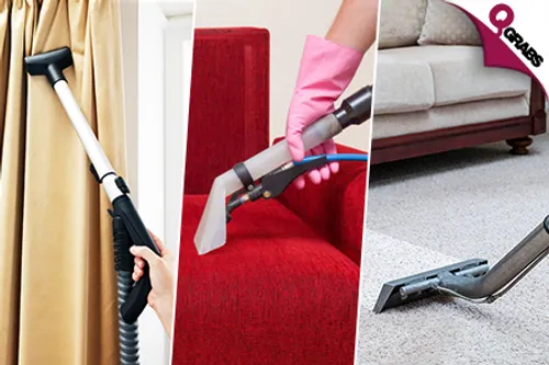 From QR100 Get a Shampoo + Wet Vacuum Deep Clean for your Curtains OR Sofa OR Carpet OR Mattress! (Up to QR500 Value)